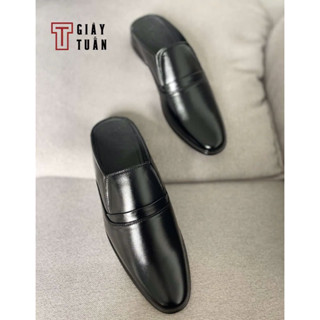 TH815 - Giày sabo nam mũi nhọn da bò thật bảo hành 12 tháng