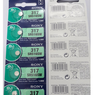 Pin cúc áo Sony Silver Oxide bạc SR416SW – 337