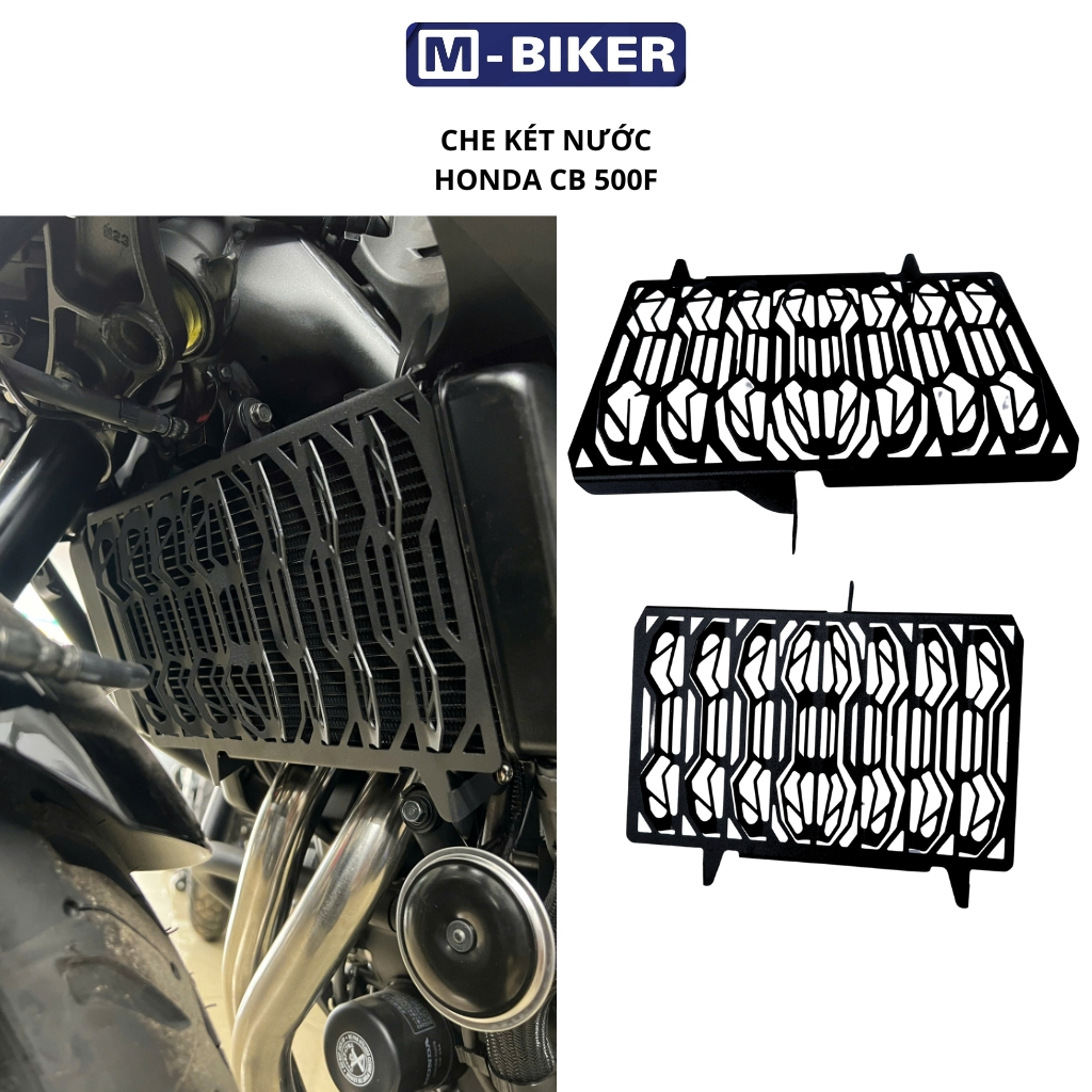 Che két nước cb500f, bảo vệ két nước honda cb500f, bảo vệ lưới tản nhiệt cb500f chính hãng mbiker.