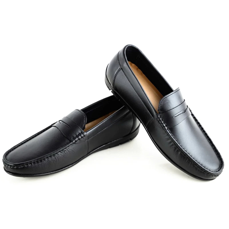 Giày Tây Nam G07 Công Sở Cao Cấp Da Bò Thật   ĐÊ Khâu Giày Lười Nam Hàn Quốc Có Chuông  Đẹp Trẻ Trung