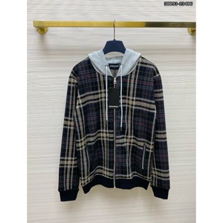 Áo khoác nam DSQ họa tiết phối mũ chất gió 2 lớp form chuẩn