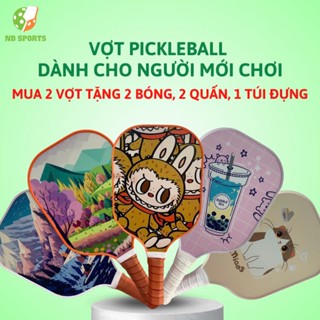 Vợt Pickleball Người Lớn (Mua 2 Vợt Tặng 2 Bóng , 2 Quấn Vợt Và 1 Túi Đựng Vợi) Vợt Siêu Nhẹ