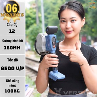 Máy rung gạch, hít gạch cầm tay Yamasu dùng pin 21v chân phổ thông-bảo hành 6th