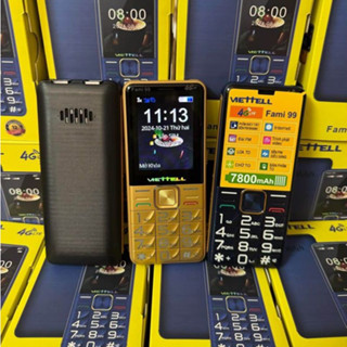 Điện Thoại Người Già Viettell Fami 99 chuẩn Sóng 4G, Đọc Số, Loa To Pin Khủng