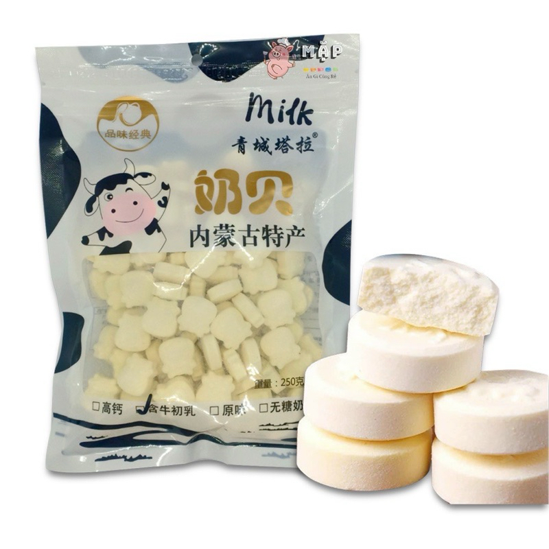 GÓI 250gr KẸO SỮA BÒ NON VIÊN NÉN (90-100 viên)