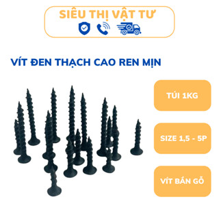  Vít đen thạch cao ren mịn vít gỗ đen  đủ size từ 1.5p đến 5p   1kg  