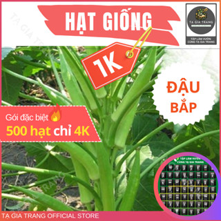 Deal 1K - Hạt Giống Đậu Bắp Xanh Cao Sản - Tập Làm Vườn Cùng Tạ Gia Trang