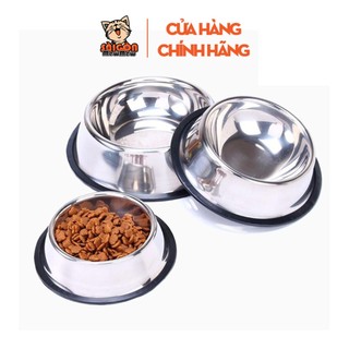 Bát Ăn Inox Chống Trượt Cho Chó Mèo – Bền Đẹp, Không Gỉ, Dễ Vệ Sinh