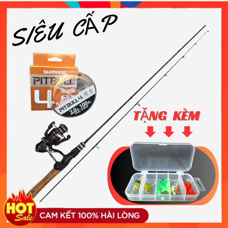 Bộ cần câu lure UL MAGUCHI + máy kim loại DEKIO AC đầy đủ phụ kiện chuyên câu sông suối siêu cảm giác - SOMIA FISHING