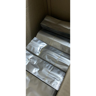 {1kg/size} túi cafe 4 cạnh màu bạc, đựng trà, cafe, bột...