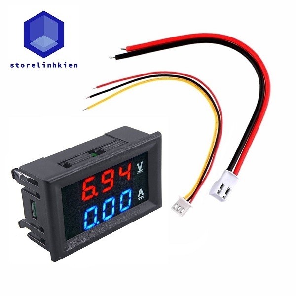 Đồng hồ Đo điện áp & dòng điện DC 10A