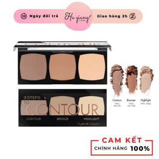 Bảng Phấn Tạo Khối Catrice 3 Steps To Contour Palette 3 ô phấn tạo khối phấn nâu và phấn bắt sáng 