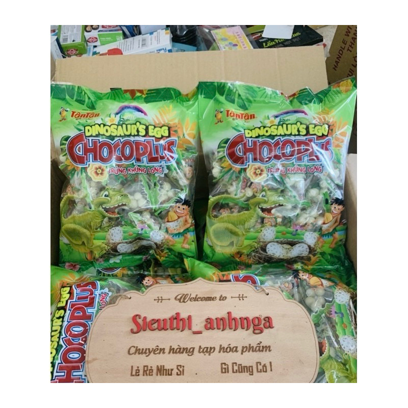 Trứng Khủng Long Tân Tân Gói 192G