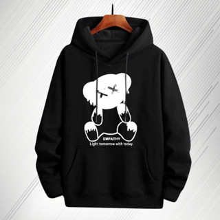 Áo Hoodie thu đông in hình gấu EMPATHY siêu ấm phong cách trẻ trung form unisex cho cả nam và nữ - win99 01