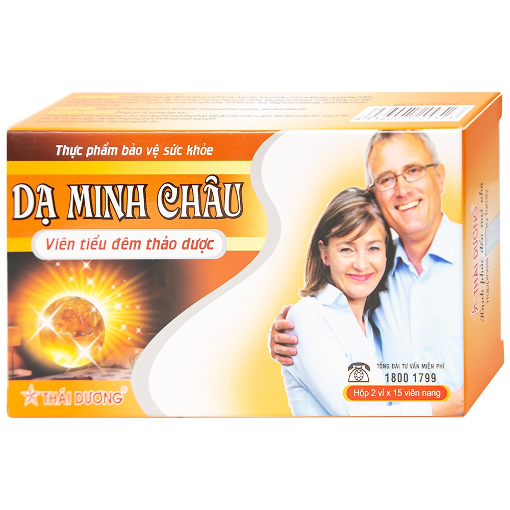 Dạ minh châu-Hỗ trợ bổ thận, giảm tiểu đêm- Hộp 2 vỉ x 15 viên