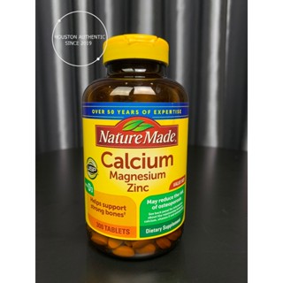   ĐỦ BILL STORE + AIR  Viên uống Nature Made Calcium Magnesium Zinc With Vitamin D3 hộp 300 viên _ Live mua hàng tại Mỹ 
