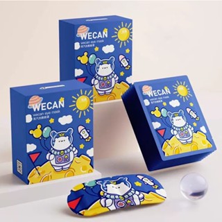 Mặt nạ hấp mắt, mặt nạ nén nóng một giờ, hoạt hình dễ thương đóng gói một hộp gồm mười mảnh, mười mảnh