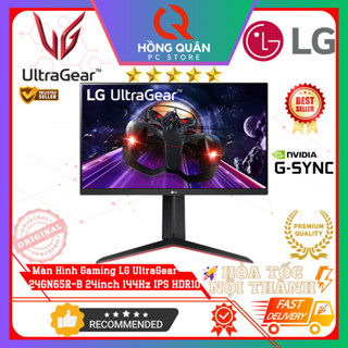Màn Hình LG UltraGear 24GN65R-B 24inch IPS 144Hz HDR10 1ms GtG Freesync Chuyên Game New - Hàng Chính Hãng Bảo Hành 2 Năm