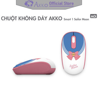 Chuột không dây AKKO Smart 1 Sailor Moon [ 1 Pin AA / USB 2.4GHz ] - Hàng Chính Hãng