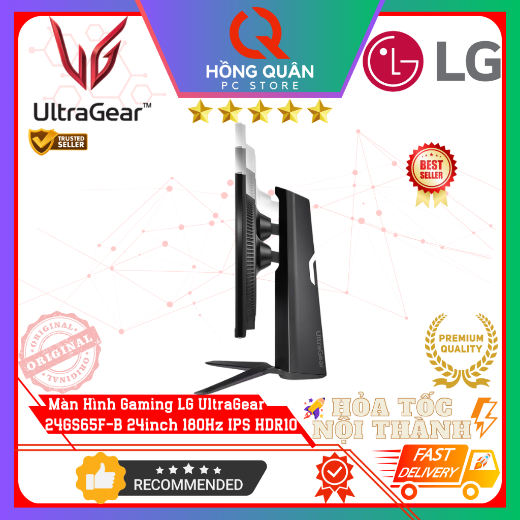 Màn Hình LG UltraGear 24GS65F-B 24inch IPS 180Hz HDR10 1ms GtG FreeSync Chuyên Game New - Hàng Chính Hãng Bảo Hành 2 Năm | BigBuy360 - bigbuy360.vn