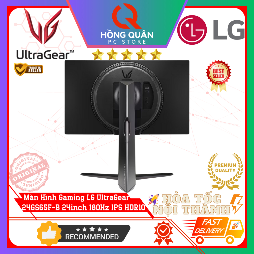 Màn Hình LG UltraGear 24GS65F-B 24inch IPS 180Hz HDR10 1ms GtG FreeSync Chuyên Game New - Hàng Chính Hãng Bảo Hành 2 Năm | BigBuy360 - bigbuy360.vn