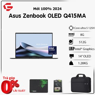 Laptop Asus Zenbook 14 Q415MA-U5512 (Intel Core Ultra 5 125H, 8GB, 512GB, 14" FHD+ OLED Touch)