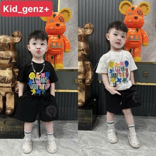  Bộ  áo thun  LV bick + quần short cho bé  áo phông quần cộc bé trai  kid_genz 