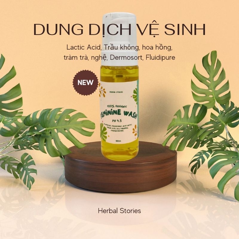 Bọt Vệ Sinh Phụ Nữ Thảo Mộc Herbal Stories - Giúp Làm Sạch, Cân Bằng pH