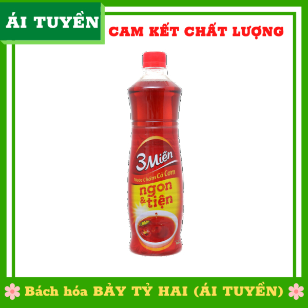 Nước mắm cá cơm 3 Miền chai 800ml
