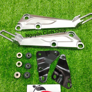 Cặp Gác chân ,xe wave 2004 ,có ắc cao su, pas sắt ,đầy đủn như hình