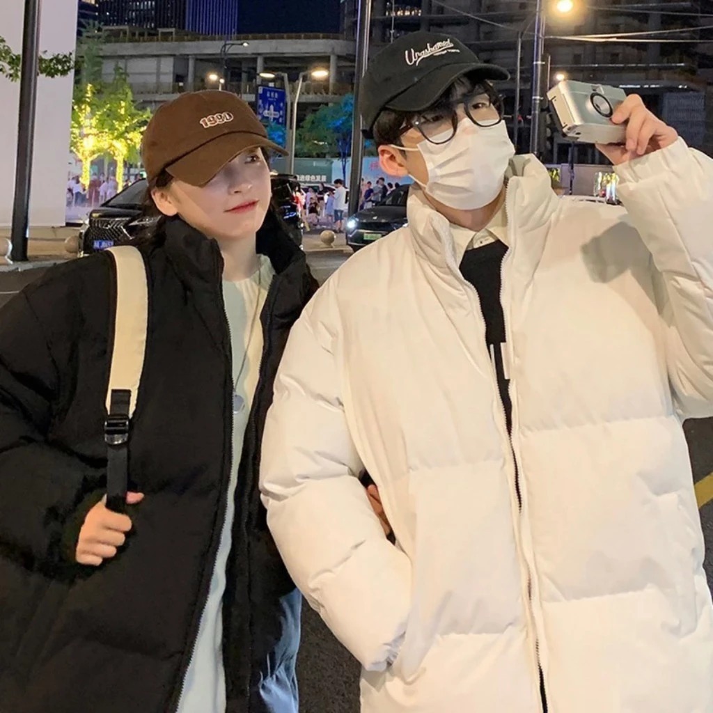 Áo Khoác Phao Mùa Đông ,Áo Phao Nam Nữ Trơn Chống Rét Giữ ấm Cơ thể mùa đông cho nam nữ Unisex form rộng stye Hàn quốc | BigBuy360 - bigbuy360.vn