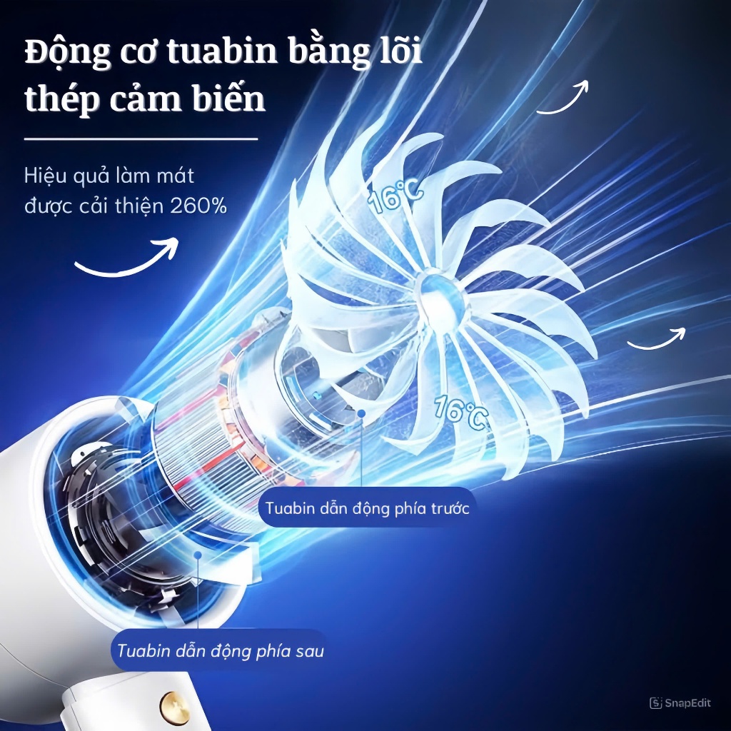 Quạt cầm tay 100 cấp độ gió, Quạt tích điện HSON pin cao 5000 MAH hiển thị đèn led, sử dụng lâu, di động, gió mạnh | BigBuy360 - bigbuy360.vn