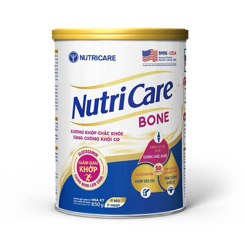 Sữa bột Nutricare Bone cho người già 850g