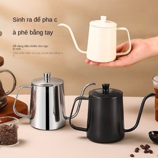 Bình, Ấm Đun Nước Cổ Ngỗng Rót Pha Cà Phê Vòi Dài Inox 304