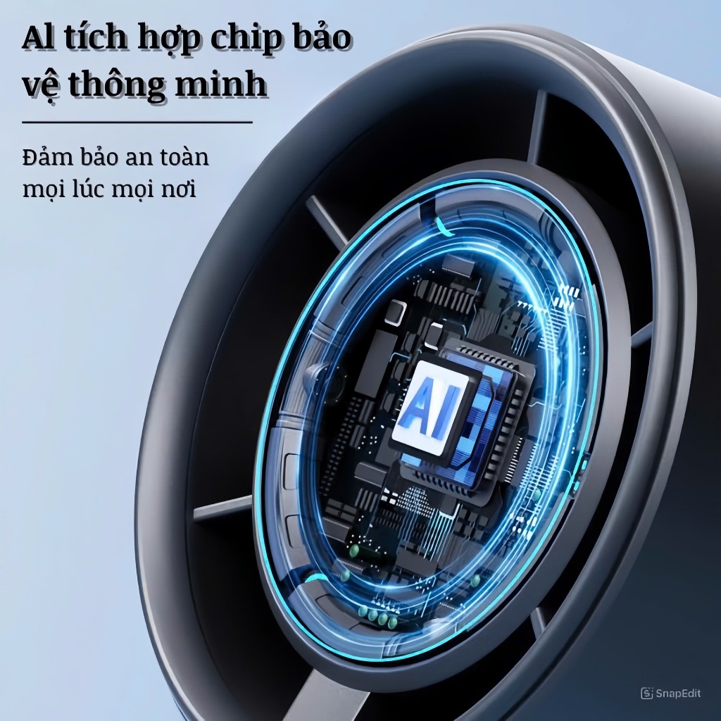 Quạt cầm tay HSON 100 cấp độ gió, Quạt tích điện mini pin cao 5 000 mah hiển thị led, tuabin gió mạnh, dùng lâu | BigBuy360 - bigbuy360.vn