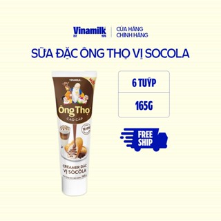 6 Tuýp Sữa Đặc Vinamilk Có Đường Ông Thọ vị Socola - Tuýp 165g