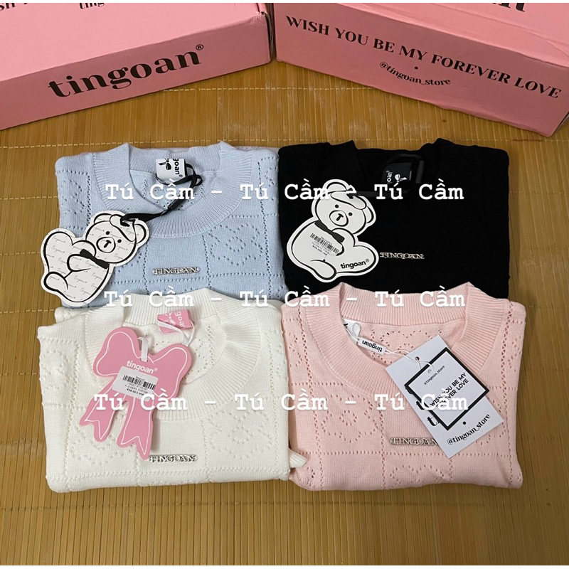 ÁO LEN DẬP HOA FLOWER TOP TI NGOAN (NEWTAG) | BigBuy360 - bigbuy360.vn