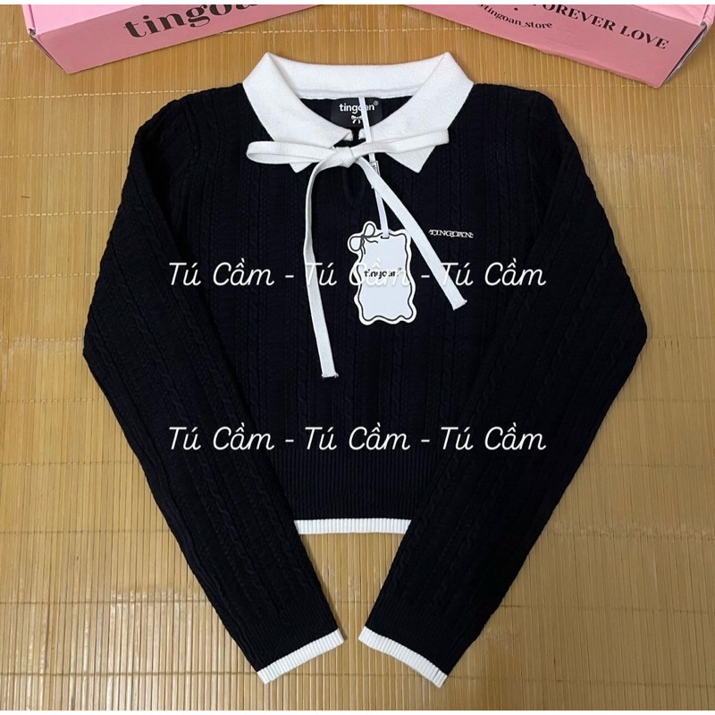 ÁO LEN VẶN THỪNG CỔ NƠ HELEN TOP TÍ NGOAN (NEWTAG) | BigBuy360 - bigbuy360.vn