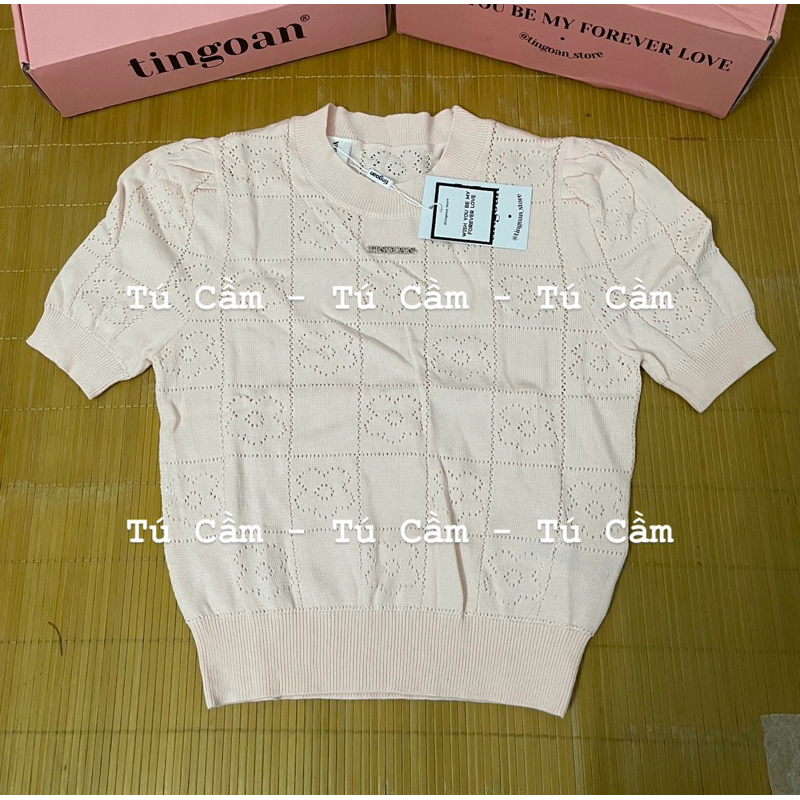 ÁO LEN DẬP HOA FLOWER TOP TI NGOAN (NEWTAG) | BigBuy360 - bigbuy360.vn
