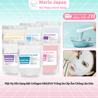 Mặt Nạ Dẻo Dạng Bột OBAXUA 50g Dùng Trong Spa Cao Cấp Dưỡng Trắng Da Cấp Ẩm Chống Lão Hóa Giảm Mụn