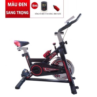 xe đạp tập thể dục Gh-709, máy đạp xe tập thể dục tại nhà, xe đạp tập gym tại nhà kèm đồng hồ đo
