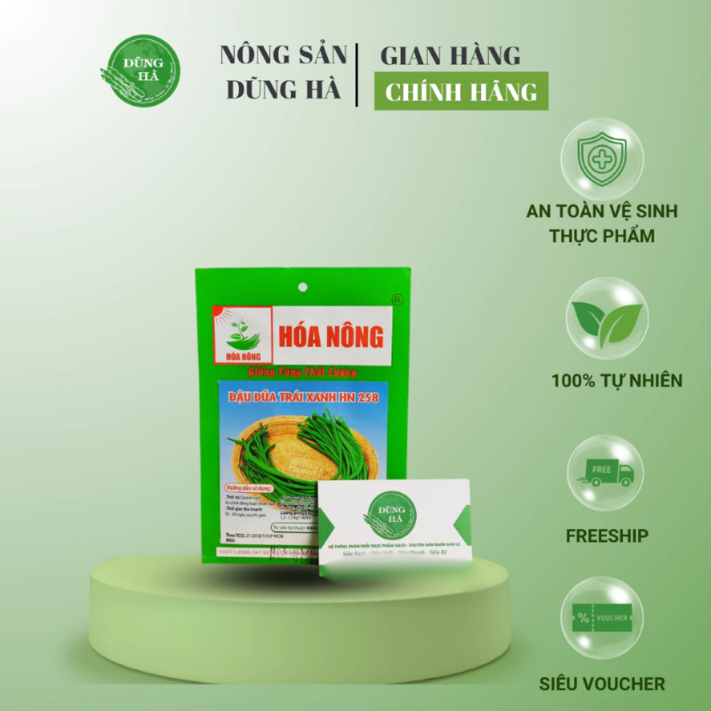 HẠT GIỐNG ĐẬU ĐŨA HN 258 - Đậu đũa dài, chất lượng cao