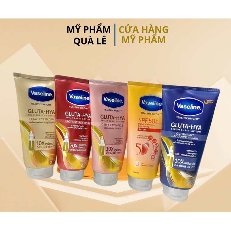 1 Chai Vaseline Dưỡng Thể Trắng Da Chuẩn Hàng Thái Lan Chai 300G
