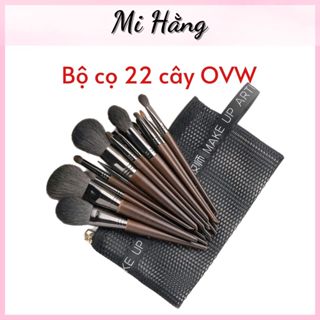  Bộ cọ 22 cây OVW lông thú mềm mịn ăn phấn makeup chuyên nghiệp 