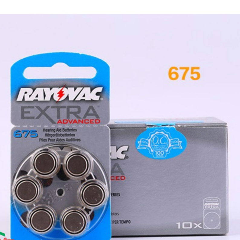 PIN MÁY TRỢ THÍNH RAYOVAC A675 EXTRA ADVANCED