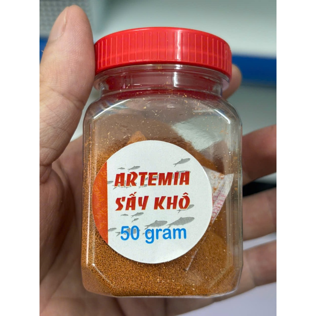 Cám artemia bột - Thức ăn cho cá con, cá bột, cá mới đẻ giúp cá lớn nhanh lên màu đẹp