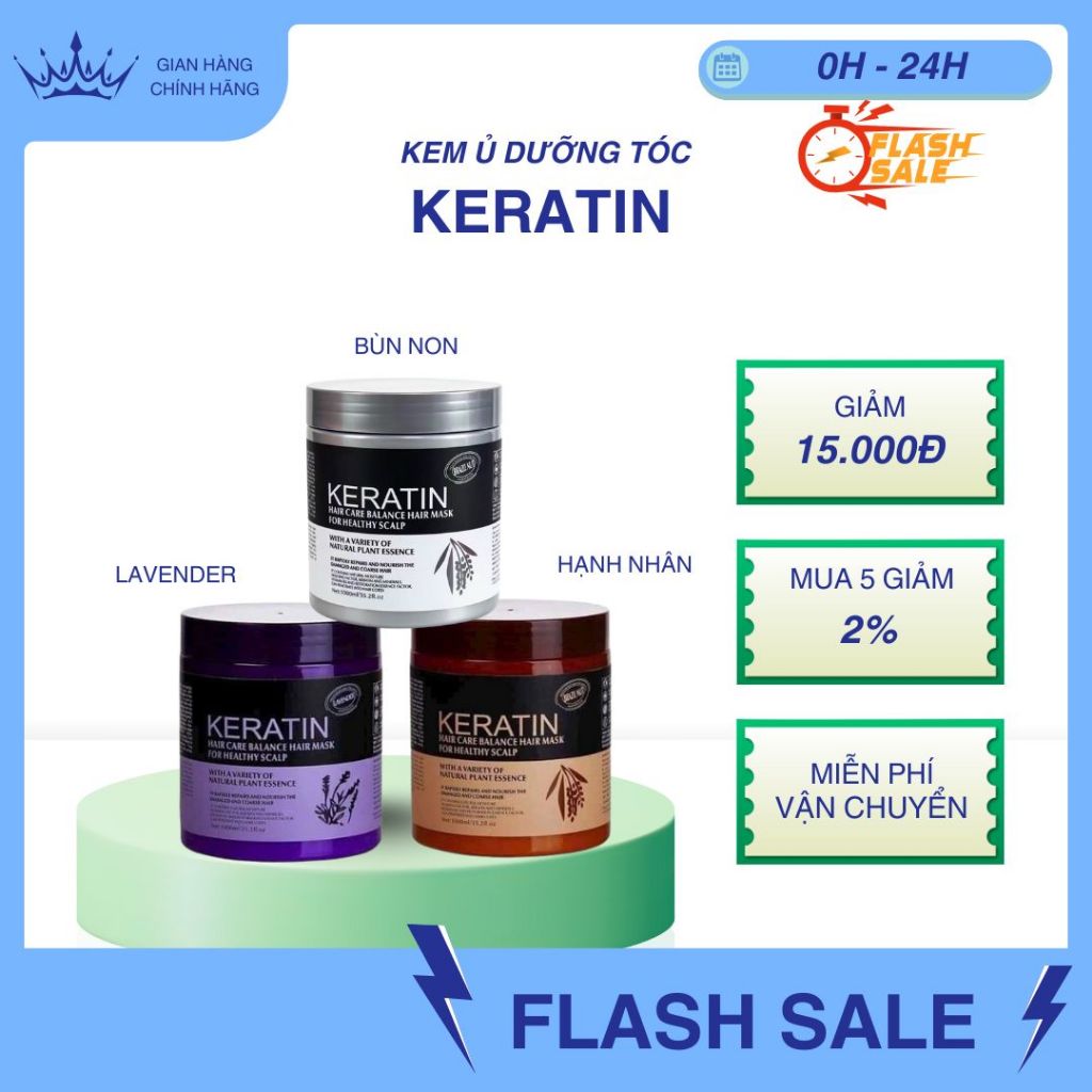 Kem Ủ tóc KERATIN siêu mượt