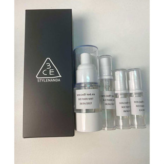 [ Chai chiết ] Xịt Khoáng Khóa Nền 3CE Makeup Mẫu Thử minisize Fixer Mist và Shimmer Fixer