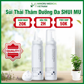 Sủi Thải Độc SHUI MU Hút Tế Bào Sừng, Thải Thâm - Bọt Tẩy Tế Bào Chết SHUI MU Dưỡng Da Trắng Sáng Trẻ Hóa Da