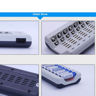 Sạc pin 8 viên DoublePow DP-K18